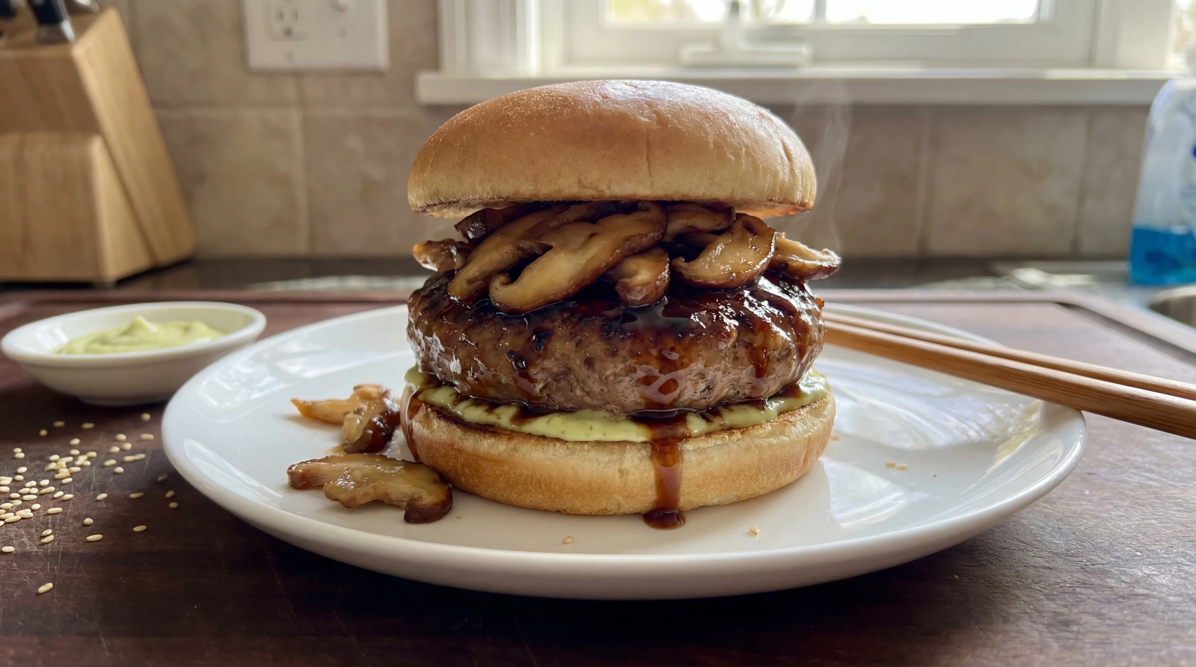 Tokyo Teriyaki Shiitake Burger