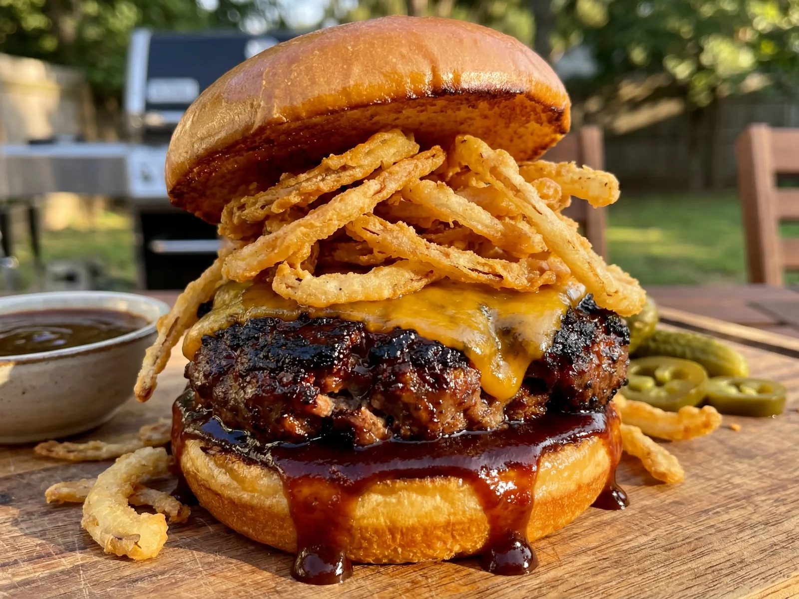 Smoky Bourbon BBQ Brisket Burger