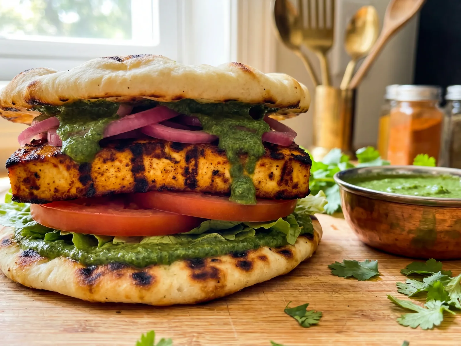 Tandoori Paneer Burger