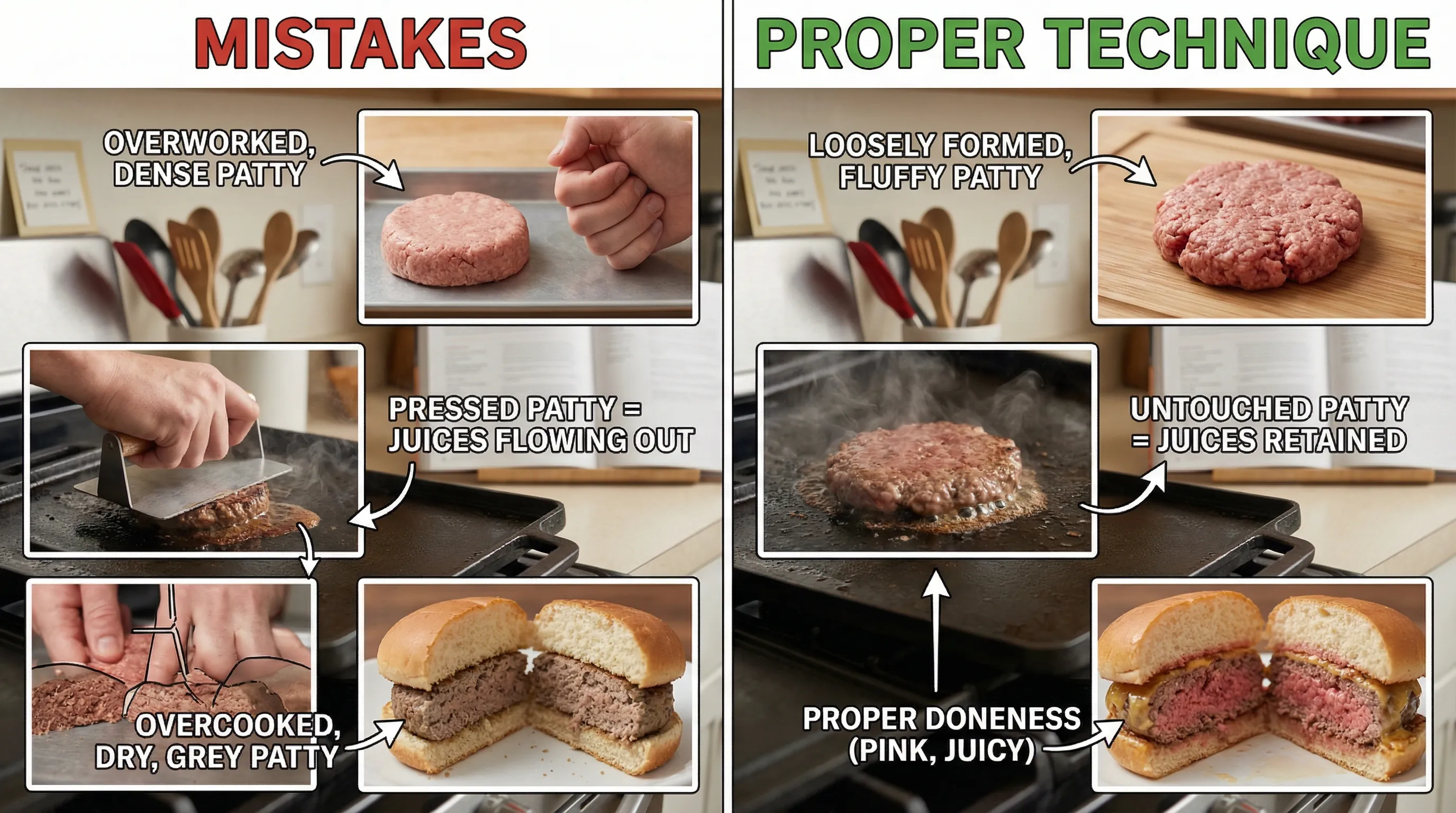 7 Common Burger Mistakes (And How to Fix Them for Perfect Patties)
