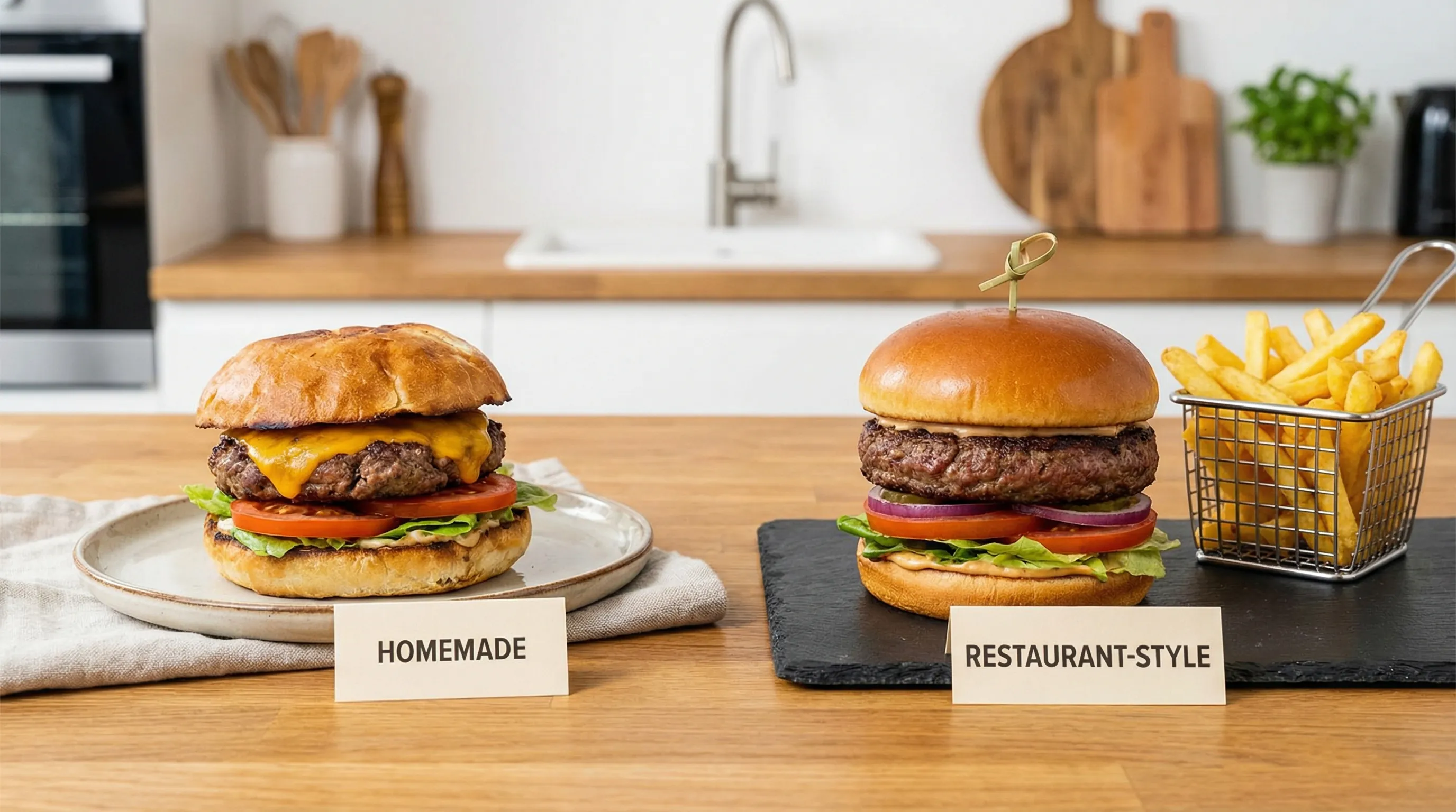 Homemade vs Restaurant Burgers: The Complete Cost & Quality Analysis