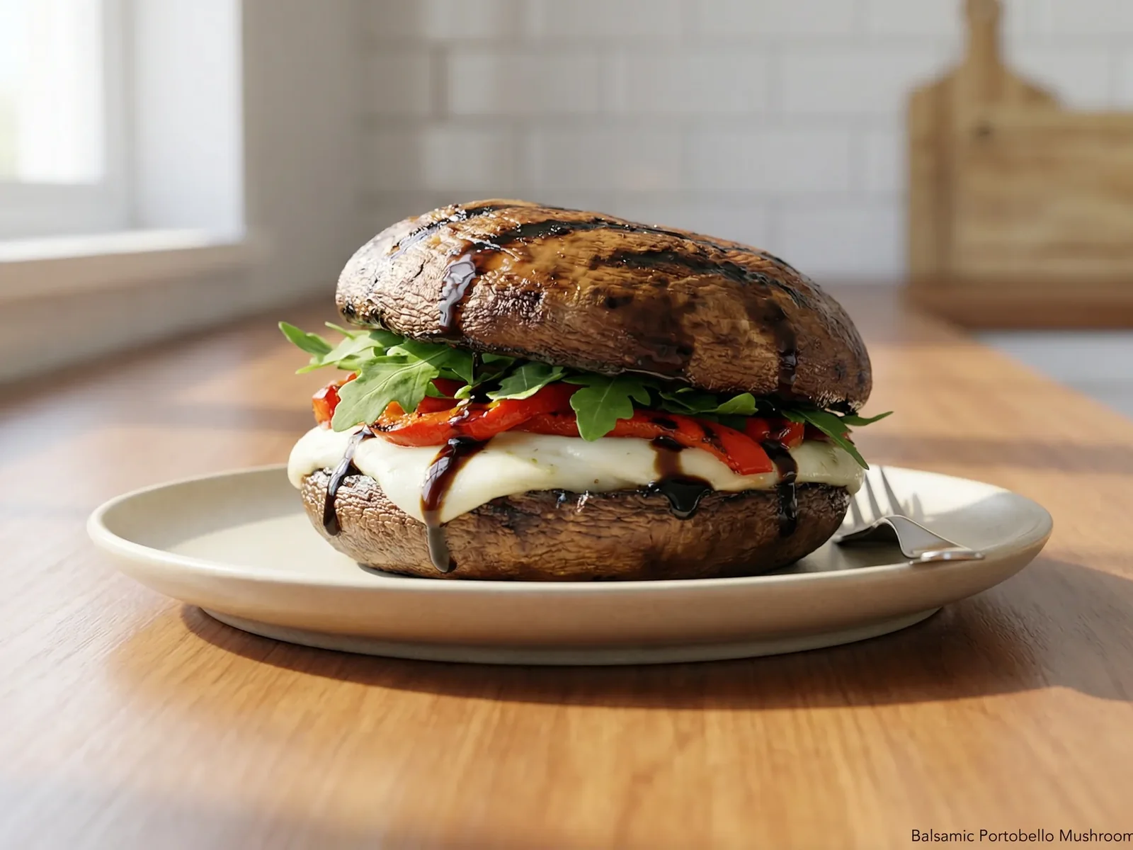 Balsamic Portobello Mushroom Burger