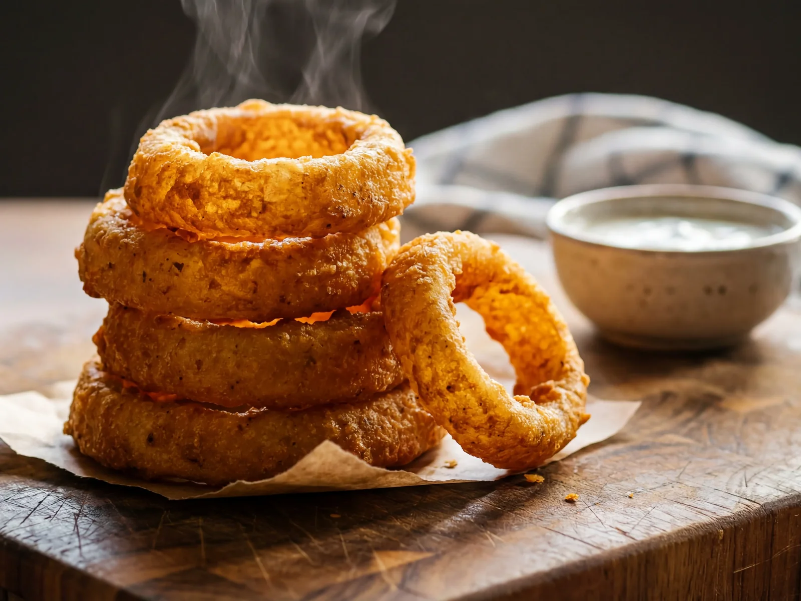 Beer-Battered Onion Rings