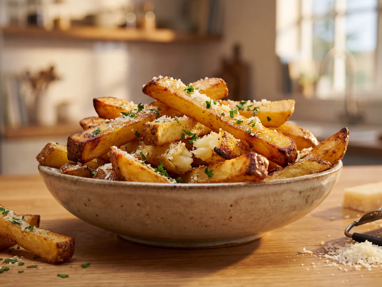Crispy Parmesan Truffle Fries