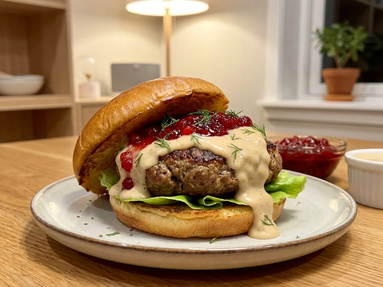Swedish Meatball Burger