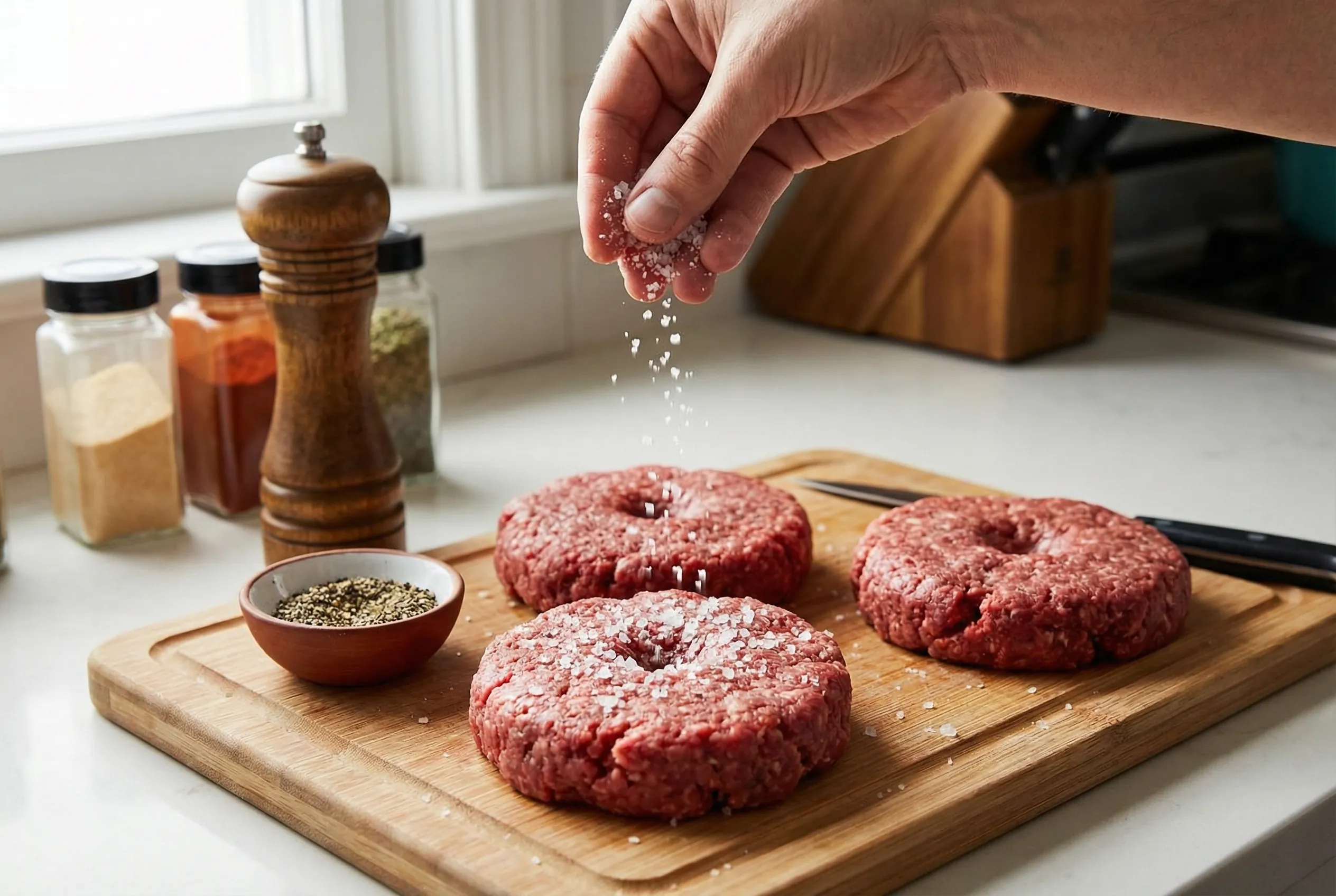 How to Season Burgers Like a Pro: Timing, Technique & Blends